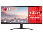 MONITOR LG IPS LED ULTRAWIDE 34WQ60C-B QHD 34 CURVED 75HZ/5MS