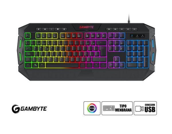 combo 4 en uno gambyte gryphus h teclado