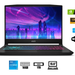 LAPTOP MSI KATANA 15 GAMING I7-12650H, SSD 1TB, 16GB RAM, 15.6" FHD 144HZ, RTX 4070 8GB, BLACK, WIN11