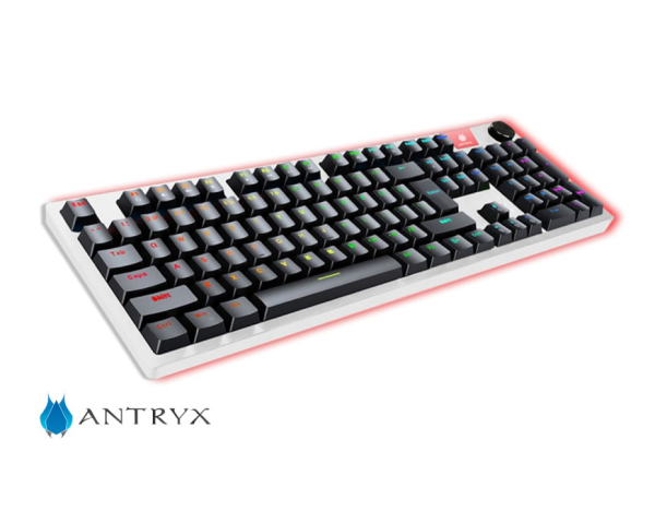 teclado antryx gaming mecanico chrome storm