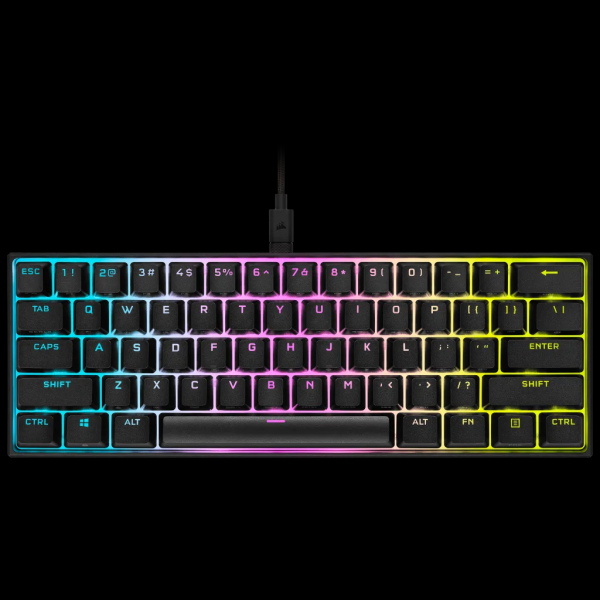 teclado corsair gaming mecanico k65 mini 60