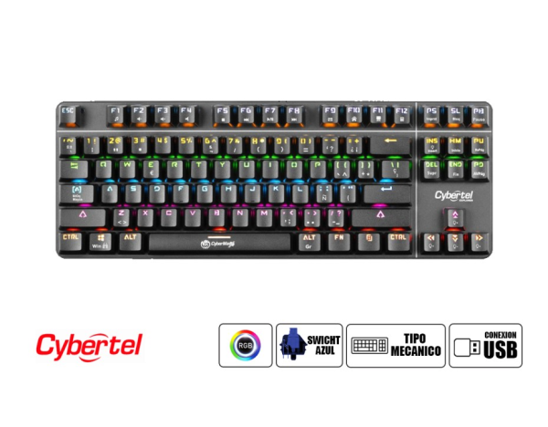 teclado cybertel gamer mecanico explorer