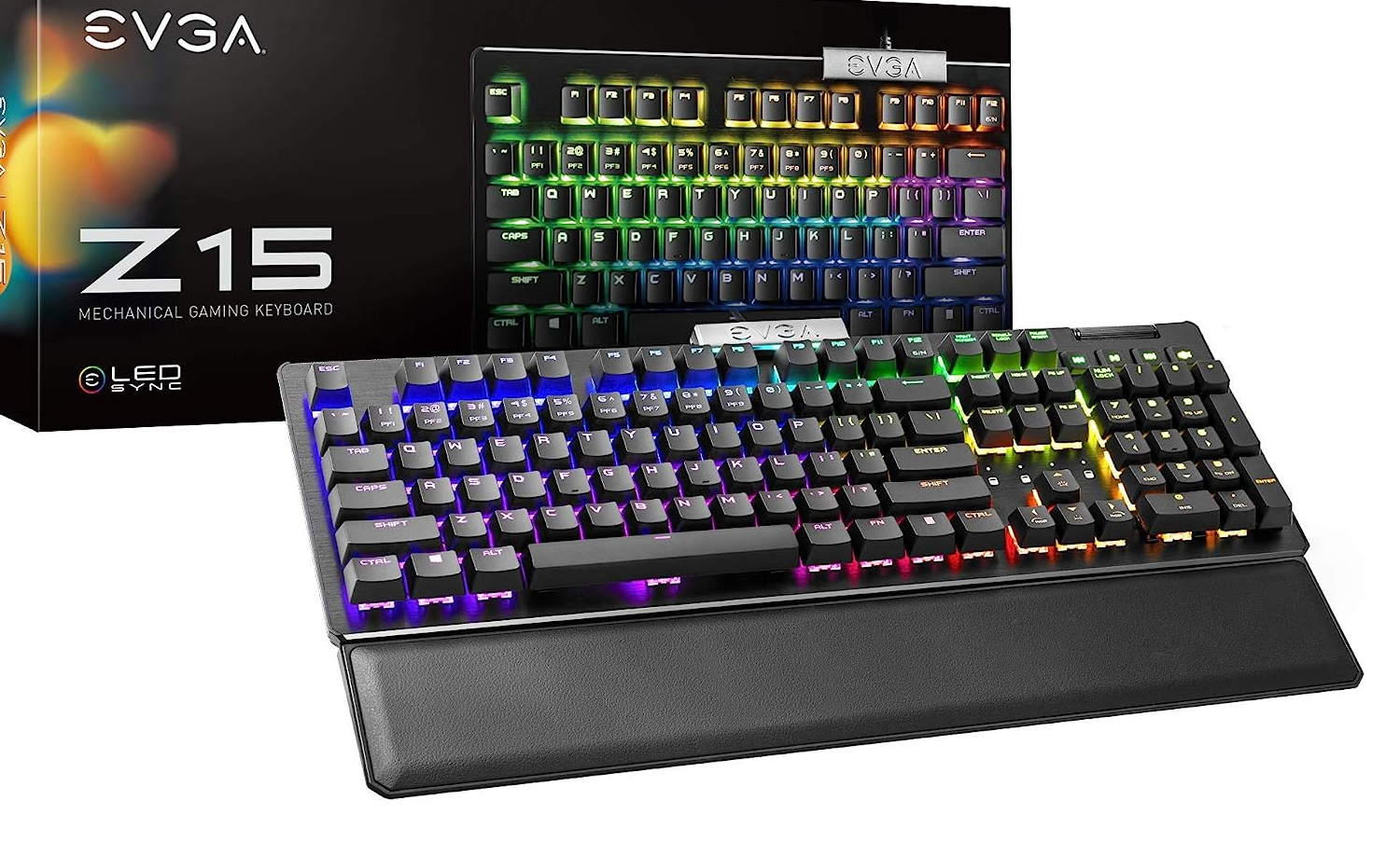 teclado-evga-gamer-mecanico-z15-con-iluminacio teclado evga gamer mecanico z15 con iluminacio