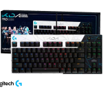 TECLADO LOGITECH GAMER PRO, ILUMINACIÓN RGB LED LIGHTSYNC, INTERRUPTORES GX BLUE CON CLICK PERCEPTIBLE (920-010074)