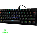 TECLADO VSG GAMER 60% MECANICO MINTAKA, CON ILUMINACION RGB LED, SWITCH BLUE (VG-KM981-BLK-BLU)