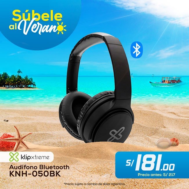 Bienvenidos 2024 31 Audifono Microfono Klip Xtreme Bluetooth 6h KNH 050BK