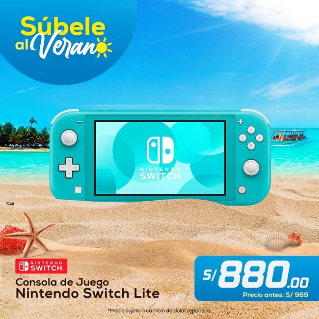 Bienvenidos 2024 27 Consola de Juego Nintendo Switch Lite Turquesa 1